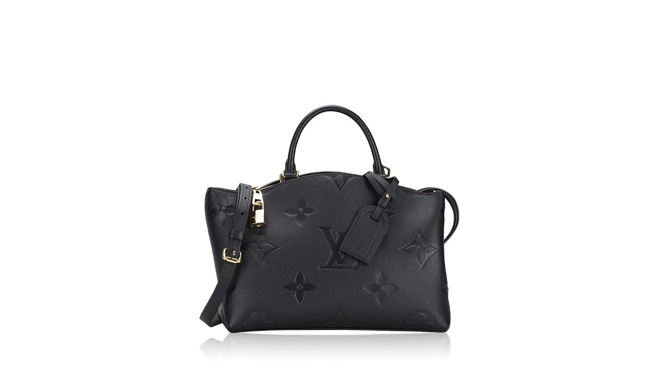 Louis Vuitton Petite Malle Souple Monogram Empreinte Black in Leather with  Gold-tone - US