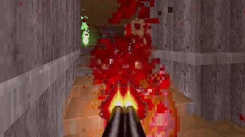 Ultimate Doom - Episode 2 - Map 7 "Spawning Vats" - Brutal Doom - Harsh