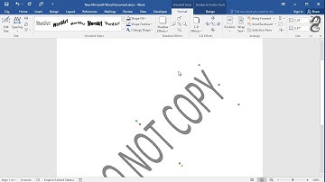 How to darken watermarks in Word