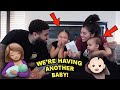 TELLING OUR KIDS WE ARE HAVING ANOTHER BABY!!!