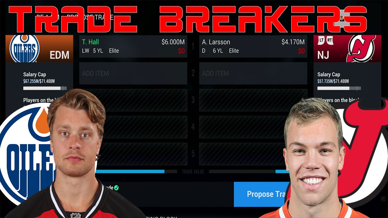 NHL 16 Trade Simulation. Taylor Hall 