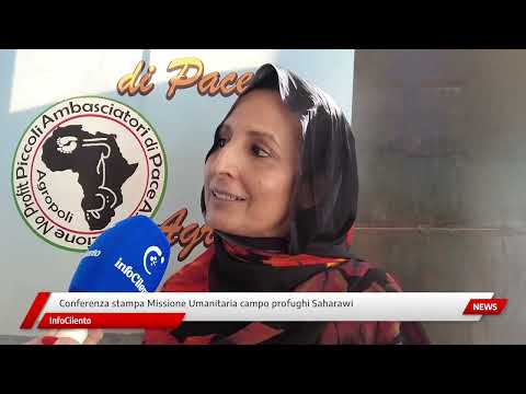 Conferenza stampa Missione Umanitaria campo profughi Saharawi