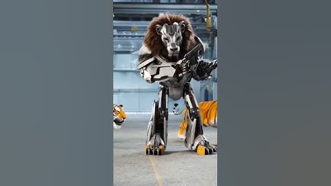Elon Musk Lion Tesla Robot #Elon #ai #airobot #artificialintelligence #elonmusk #robot #robotics