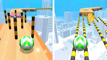 Sky Rolling Going Balls — All Levels Mobile Gameplay Walkthrough Android iOS part 28