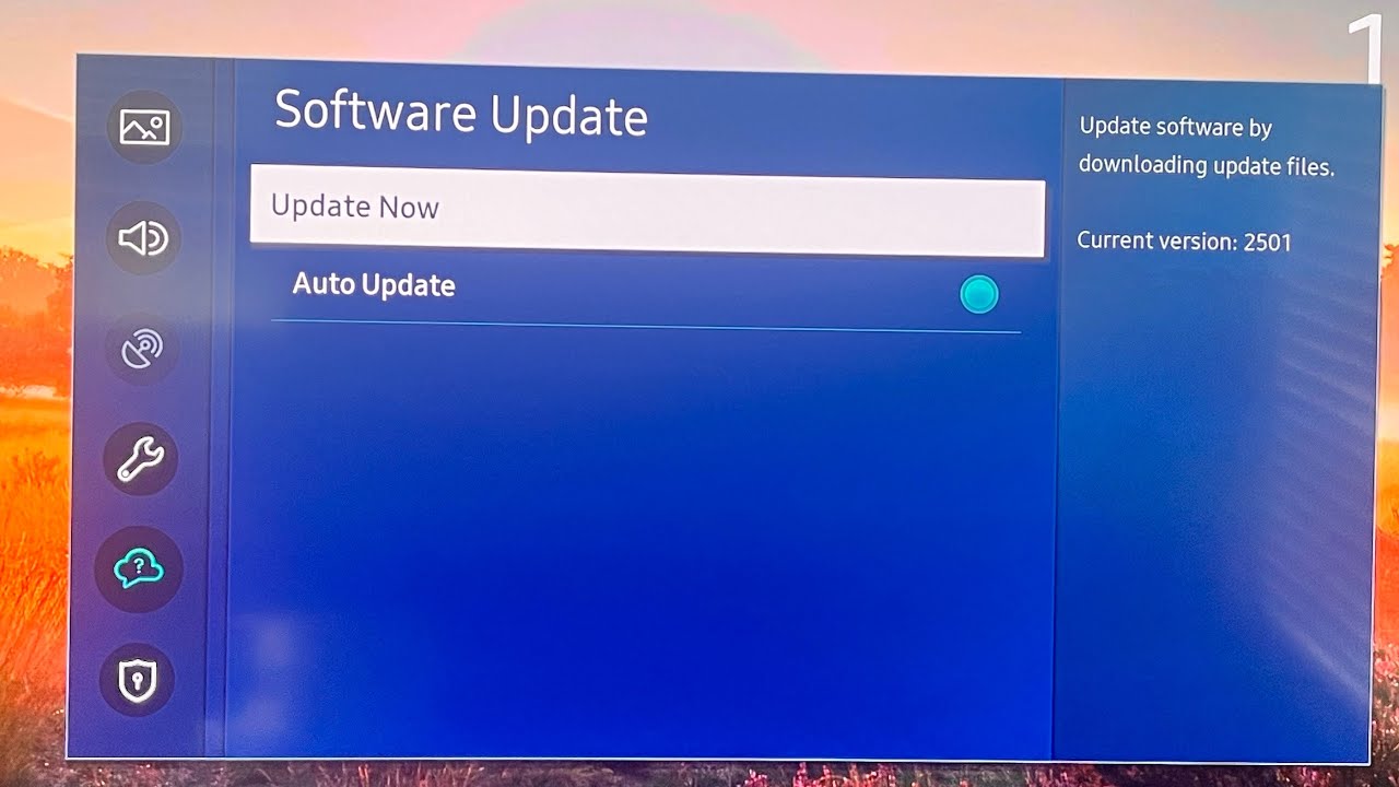 How to update your Samsung Smart Tv - YouTube