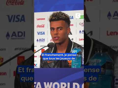 👏🏻⚽ Même Désiré Doué tombe sous le charme de Michael Olise ! #fifaworldcuponyt #coupedumonde #olise