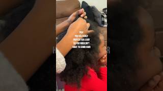 Curly to Straight Natural Hair Routine #naturalhair #silkpressonnaturalhair #naturalhaircare