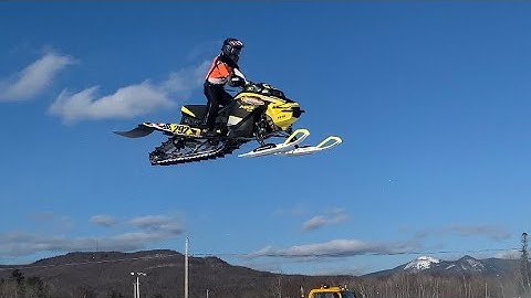 Snocross practice riverside speedway