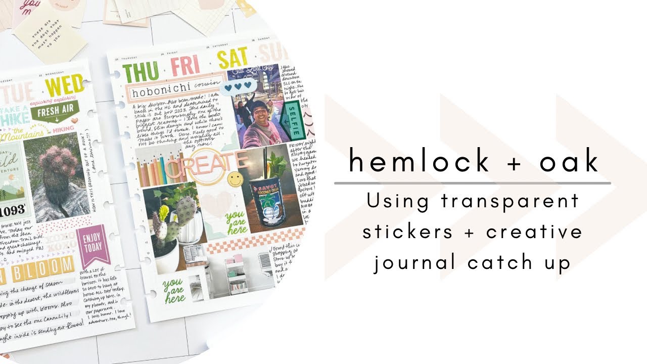 creative journal with me | hemlock and oak | MAR 2023