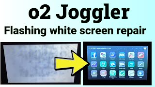 o2 Joggler flashing white screen repair / fix