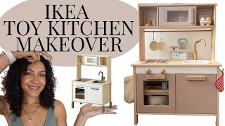 IKEA TOY KITCHEN MAKEOVER ✨ Small Budget - Step by Step Guide 🔧 IKEA Duktig Hack