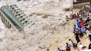 Плотины прорвало, мосты обрушились, город под водой, наводнение в Бразилии