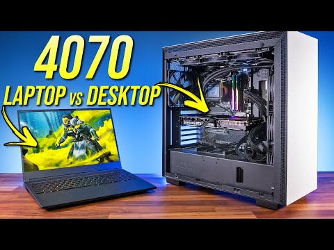 RTX 4070 Laptop vs Desktop - 25 Games at 4K, 1440p & 1080p