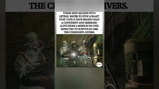Diving into history’s deadliest shadow. ☢️🌊#ChernobylDivers #HeroesOfHistory #HumanSpirit #shorts