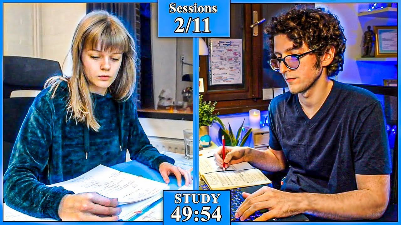 STUDY WITH ME LIVE POMODORO (ft. STUDY VIBES) | 12 HOURS | Rain sounds ...