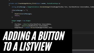 Dynamic FontIcons and Adding a Button to a ListView in WPF -  Modern WPF Desktop App Part 13