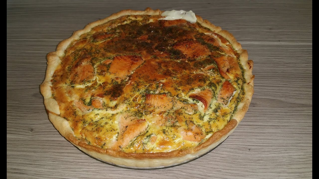 Räucherlachs-Quiche