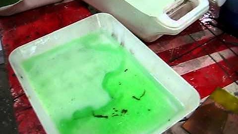 etching PCB boards with HCL+H2O2