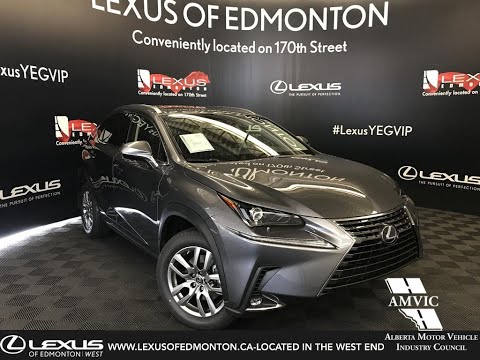 Grey 2019 Lexus NX 300h Hybrid Premium Package Review - Edmonton, AB