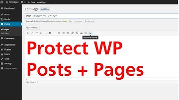 Password-protect Wordpress posts and pages