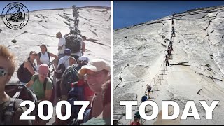 Traveling To Yosemite Hiking Half Dome Over The Years