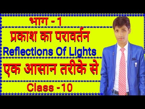 प्रकाश का परावर्तन ( Reflections Of Light ) Class - 10 All Board In Hindi(1)