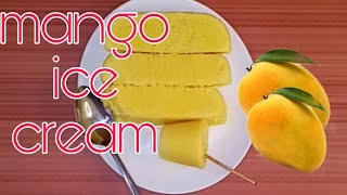 How to make mango ice cream at home/abelewalls using milk powder