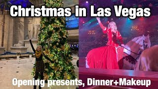 Christmas Day in Las Vegas!! Opening Presents| Makeup by Sephora, & Vegas Shows