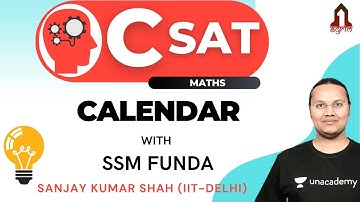 CSAT: Calendar | SSM Funda | UPSC CSE 2021 | Sanjay Kumar Shah