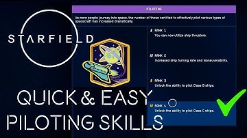 How to easily level up Piloting skill & take over enemy ships - STARFIELD Tips & Tricks