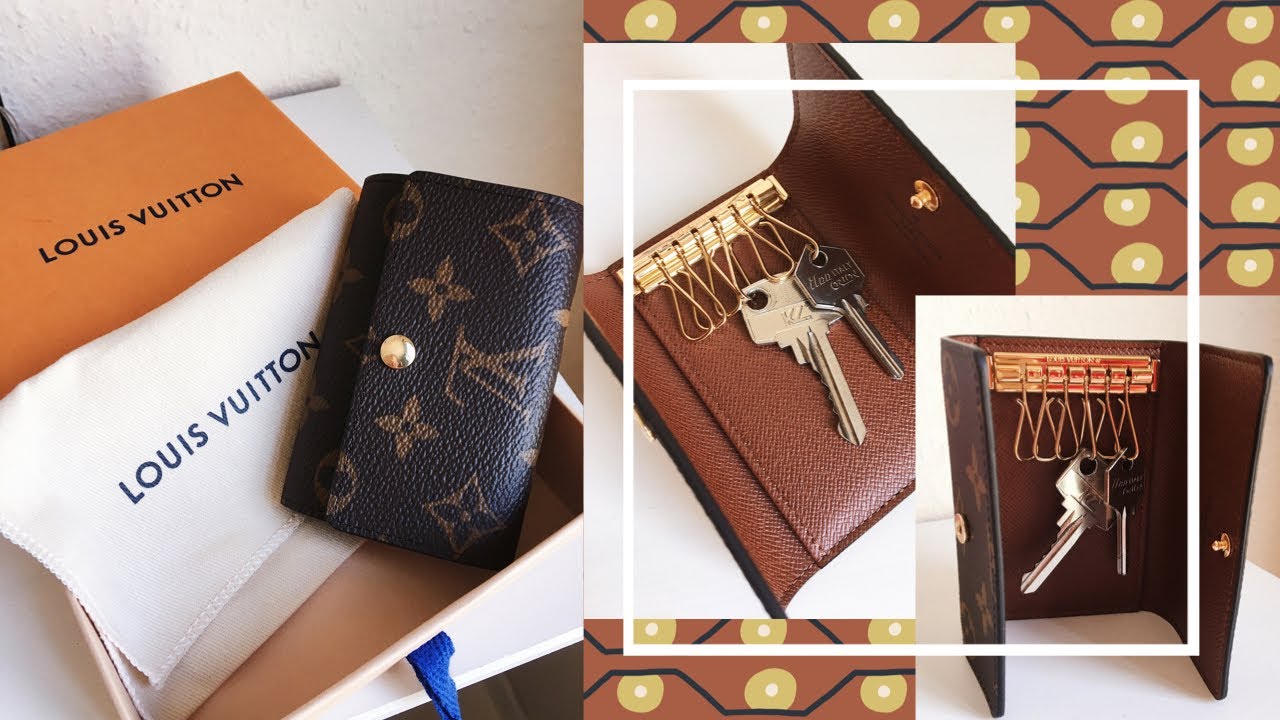 LOUIS VUITTON 6 KEY HOLDER UNBOXING - MONOGRAM SLG 