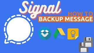 How to Backup chats on Signal private messaging app online and offline | How to use Signal app screenshot 3