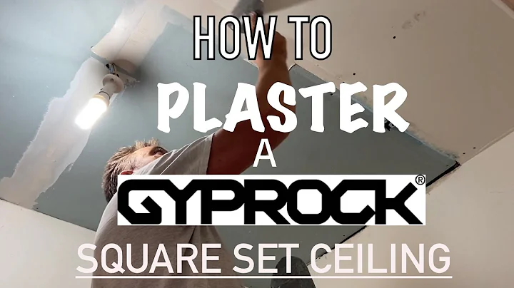 HOW TO PLASTER A SQUARE SET GYPROCK CEILING