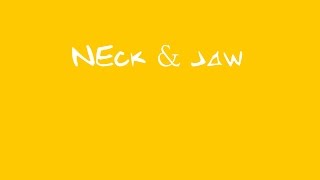 Do your own deep tissue massage for the neck and jaw