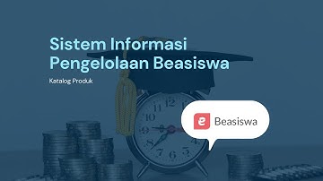 eBeasiswa | Sistem Informasi Pengelolaan Beasiswa dari eCampuz