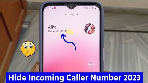 Call आये तब नंबर ना दिखे | How to hide incoming call number |incoming call ka number hide kaise kare