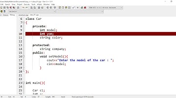 Object Oriented Programming in C++ | Setter Getter | Lecture 12