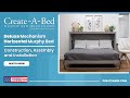 Create-A-Bed® Deluxe Horizontal Murphy Bed Construction, Assembly & Installation Video