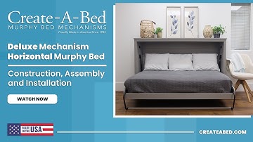 How To DIY Build a Horizontal Murphy Bed Using the Create-A-Bed® Deluxe Bed Mechanism