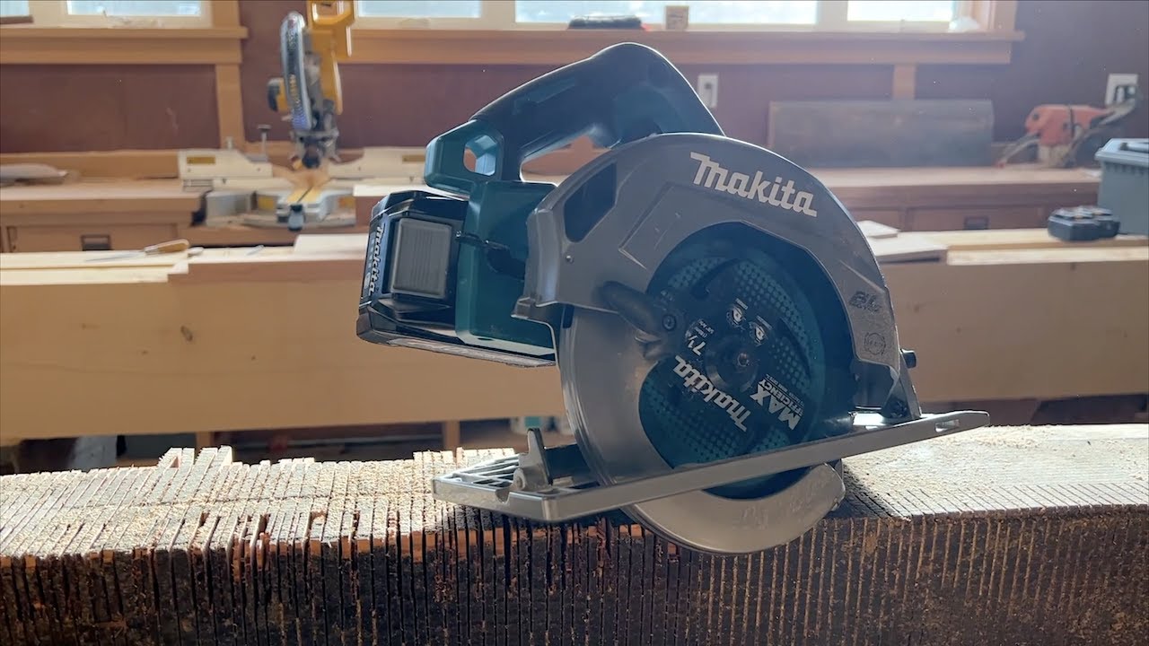 Tool Only] Makita GSH04Z 40V Max XGT Brushless Cordless 10‑1/4 Circular Saw  With Guide Rail Compatible Base, AWS Capable Heyden Supply