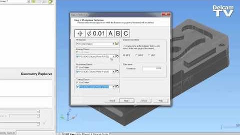 Delcam PowerINSPECT 2012 - True position datum assistant