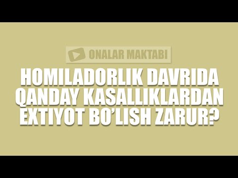 Video: Homiladorlik Paytida Ishda Qanday Foyda Bor