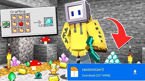 How To Download Crafting Recipe Is Random Mod In Minecraft Pe | Like Hindustani Gamer Loggy |