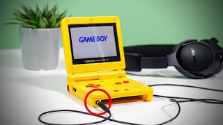 Giving the GameBoy Advance SP a headphone jack 17 years later