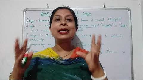 H. S. 1st year, chapter-1, Logic