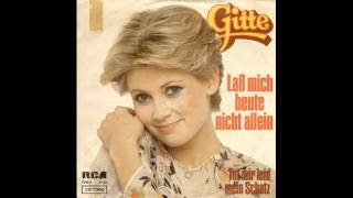 Gitte Haenning - Lass mich heute nicht allein 1976 chords