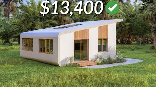(7x8 Meters) Modern Small House Design | 1 Bedrooms Cabin House Tour | an Original Design