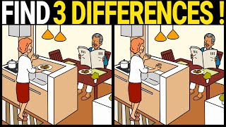 🧠💪🏻 Spot the Difference Game | Try to Find 3 Differences in Time  《Nice and Easy》