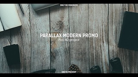 After Effects Template: Parallax Promo