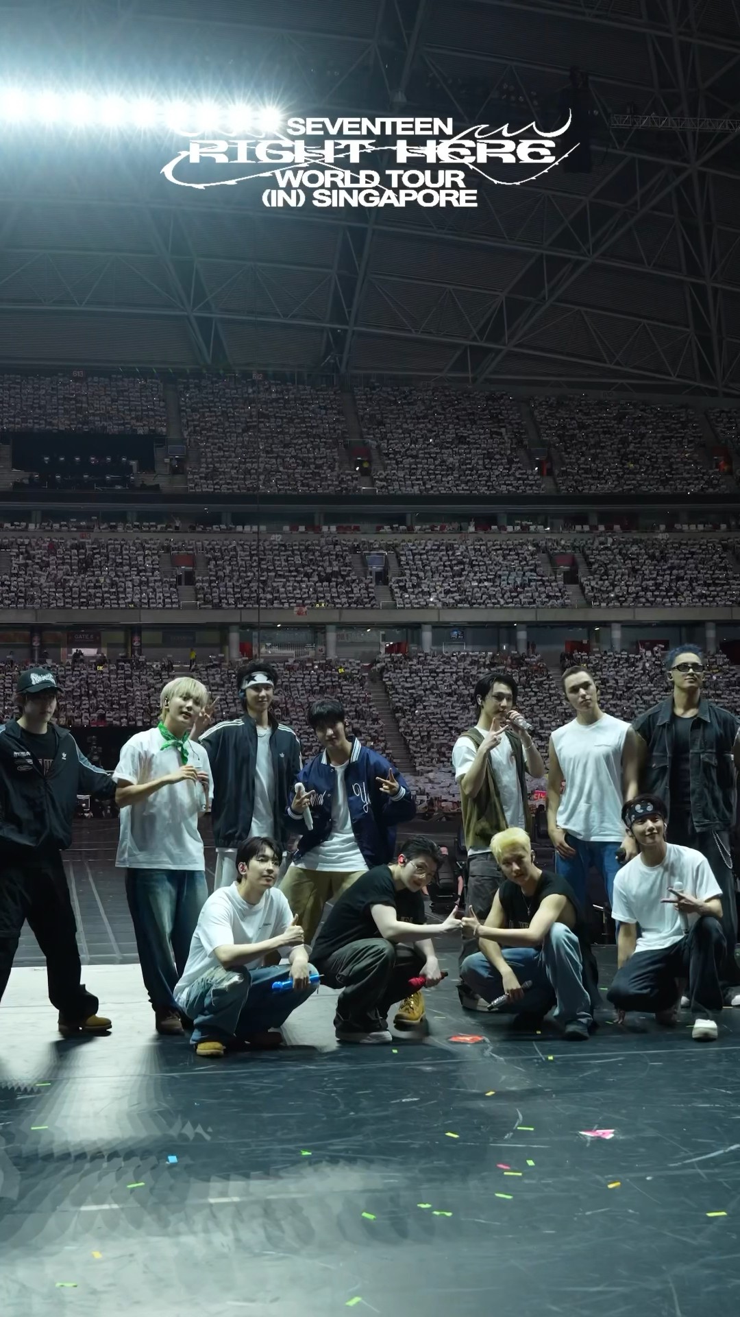 SEVENTEEN [RIGHT HERE] WORLD TOUR IN SINGAPORE ❤️‍? #SEVENTEEN #세븐틴 #SVT_RIGHT_HERE_WORLDTOUR